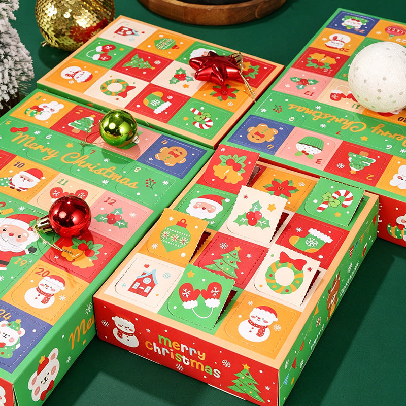 Weihnachts-Adventskalender zum Aufstechen