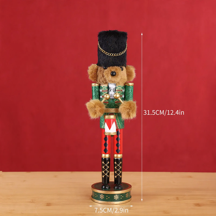 Dekorative Nussknacker-Figur aus Holz, 30 cm