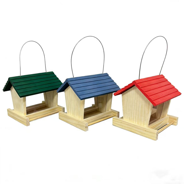 Dekoratives Vogelhaus aus Kiefernholz
