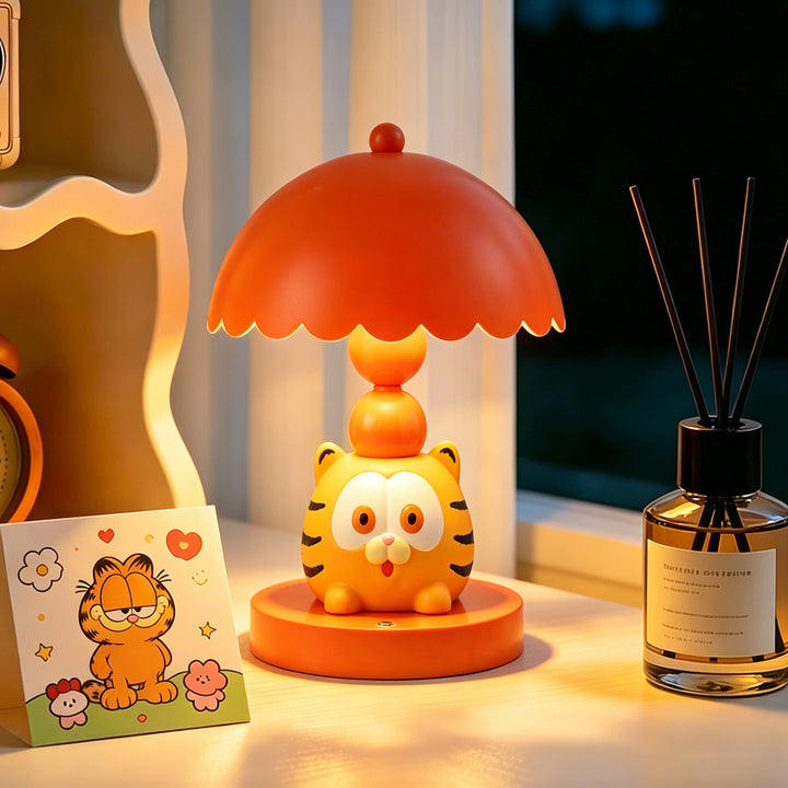 Garfield-Tischlampe mit Farbwechsel