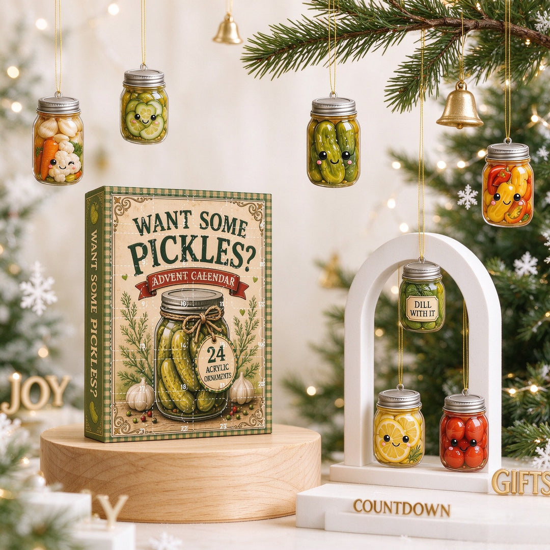 Dekorativer Adventskalender aus Acryl