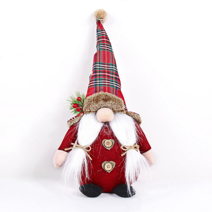 Weihnachtliche Wichtelfigur als Tischdekoration