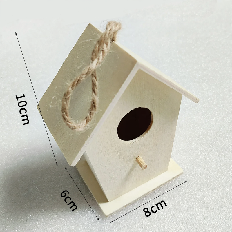 Vogelhaus aus Kiefernholz zum Aufhängen