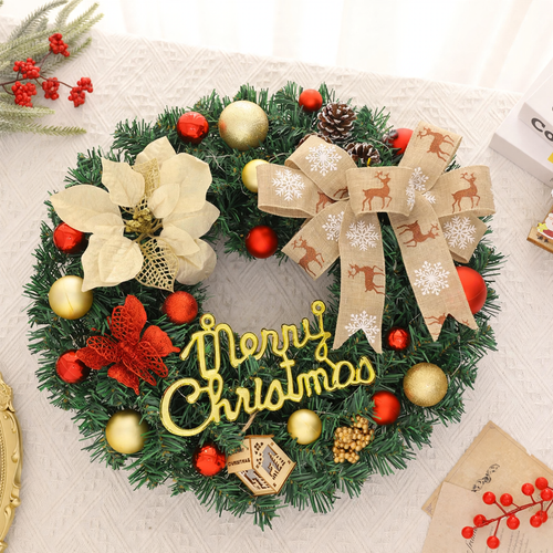 Weihnachtskranz aus PVC, verschiedene Größen