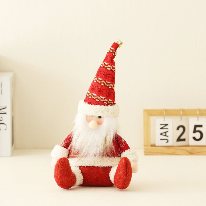 Dekorative Wichtelfigur aus Stoff für Weihnachten
