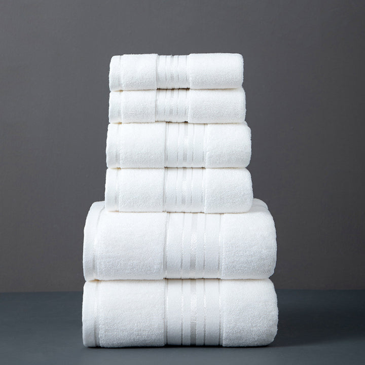 Badetuch-Set aus Baumwolle, 6-teilig