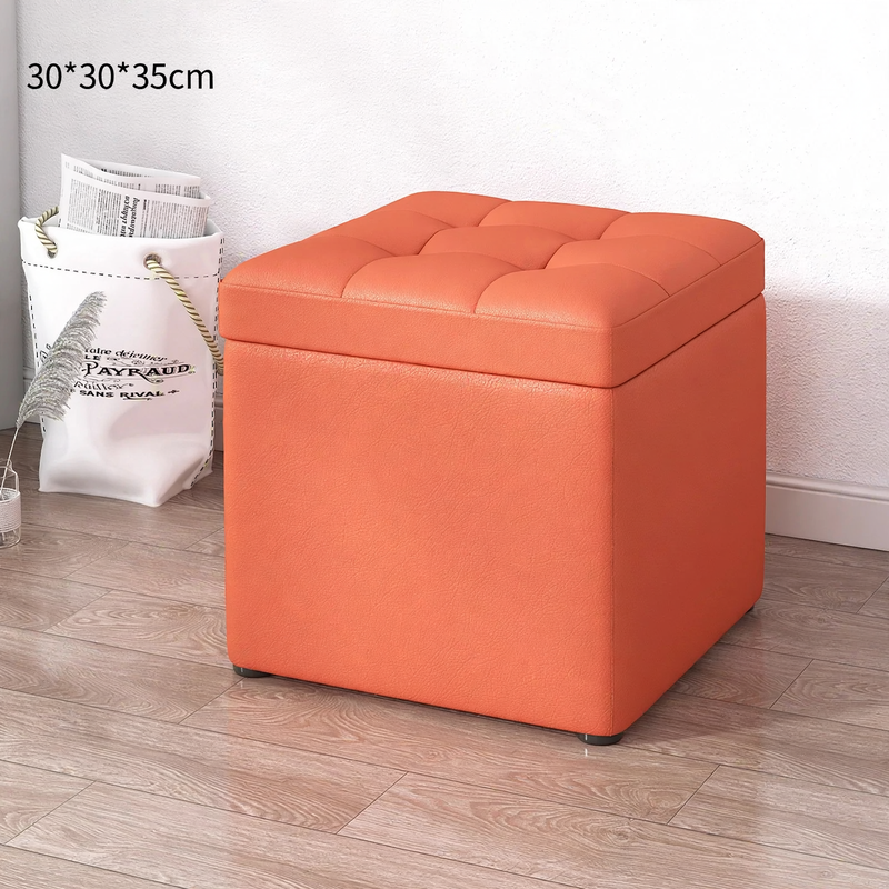 Stauraum-Hocker aus Holz, 30×30×35 cm, Modell S1873