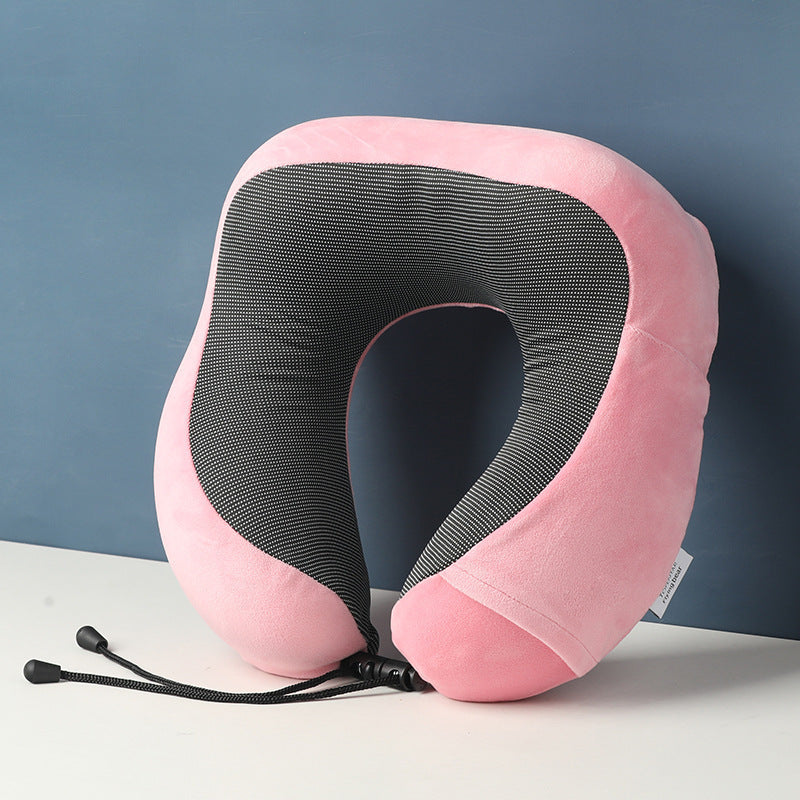 U-förmiges Nackenkissen aus Memory-Foam mit Aufbewahrung