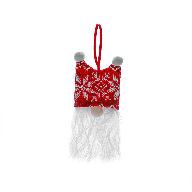 Stoff-Weihnachtsanhänger Wichtel-Set
