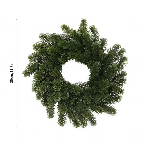 Künstlicher Weihnachtskranz aus Kunststoff, 10-30 cm