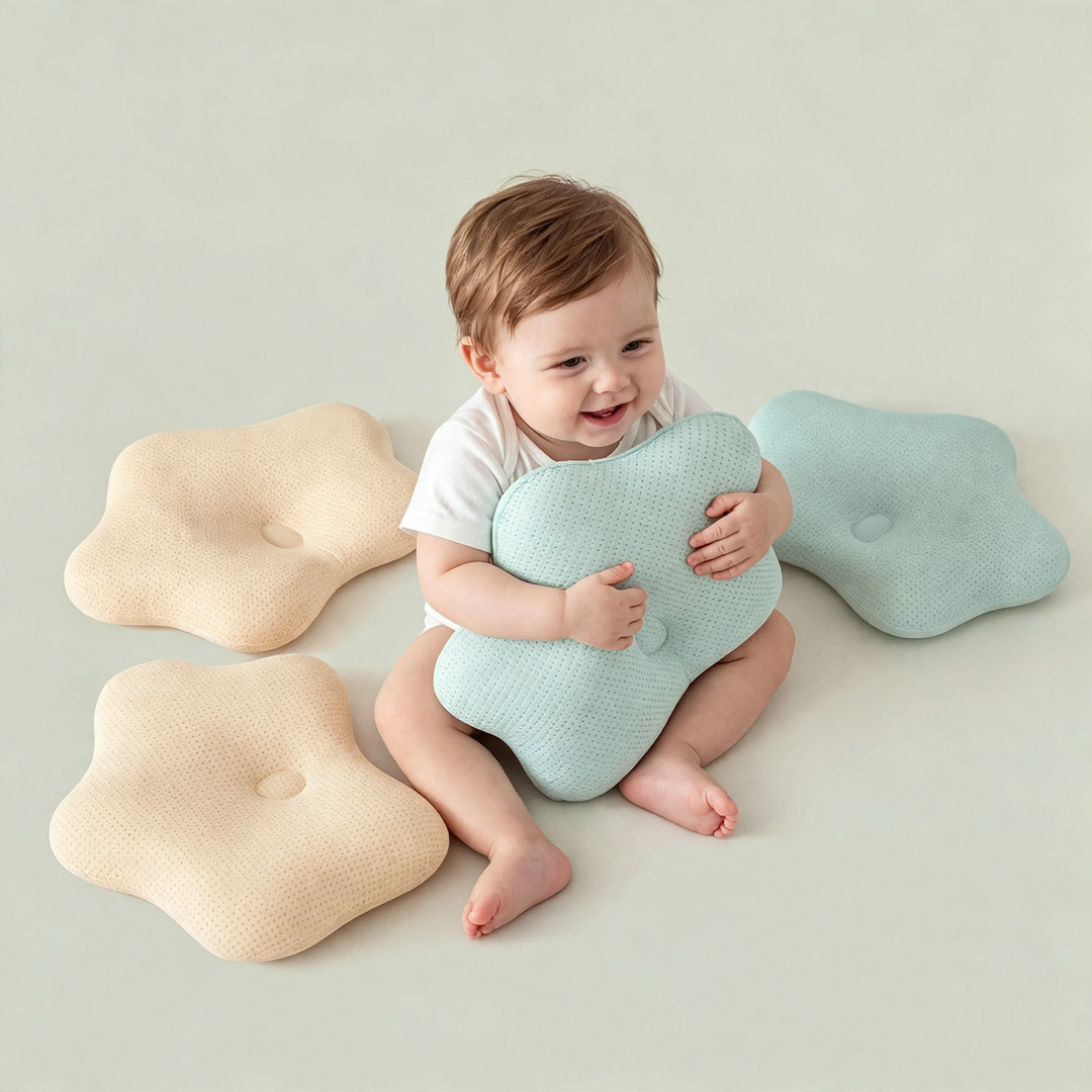 Ergonomisches Baby-Kopfkissen aus Memory-Schaum