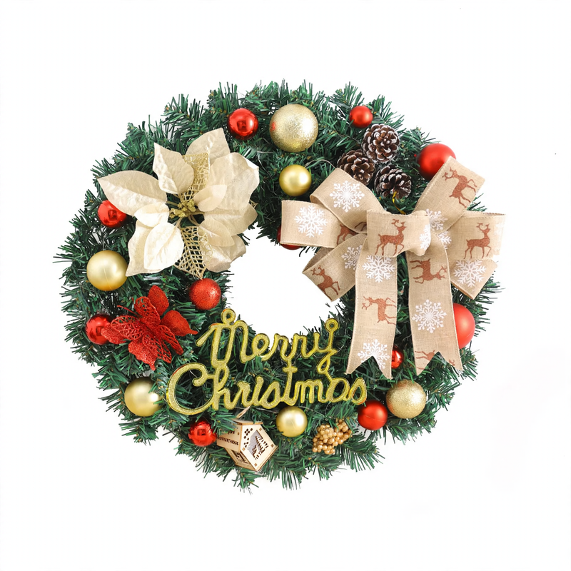 Weihnachtskranz aus PVC, verschiedene Größen
