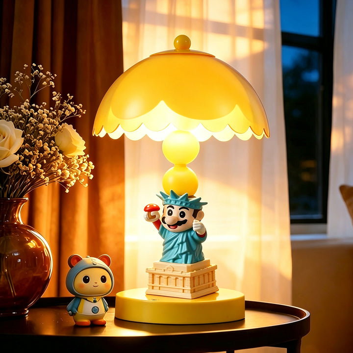 Super-Mario-Tischlampe, Cartoon-Design