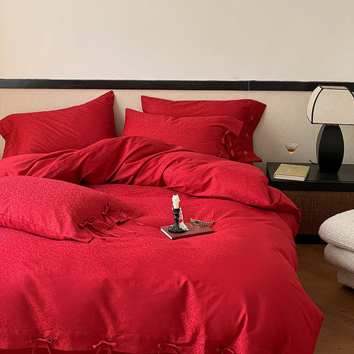Langstapel-Baumwoll-Bettwäsche für Hochzeiten