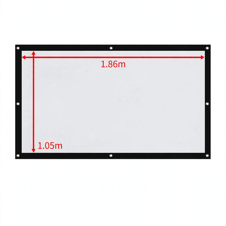 Projektionsleinwand, Leinwand aus Segeltuch