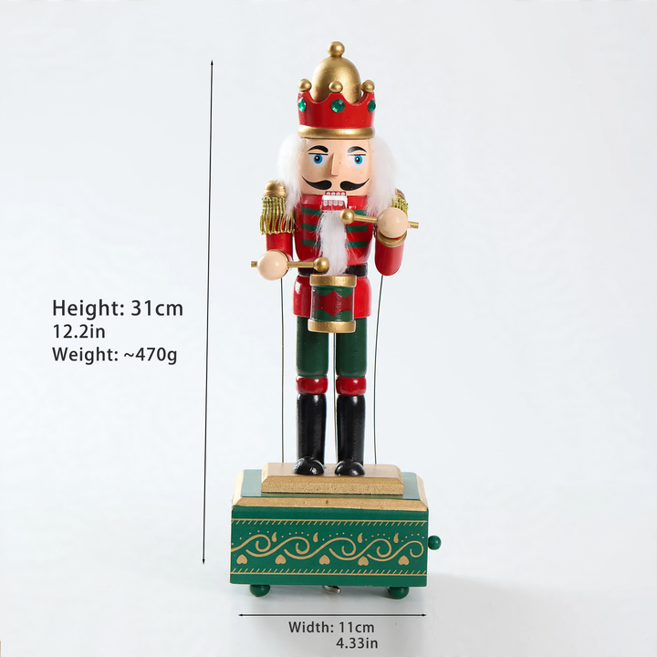 Dekorativer Nussknacker-Soldat, 30 cm oder 38 cm
