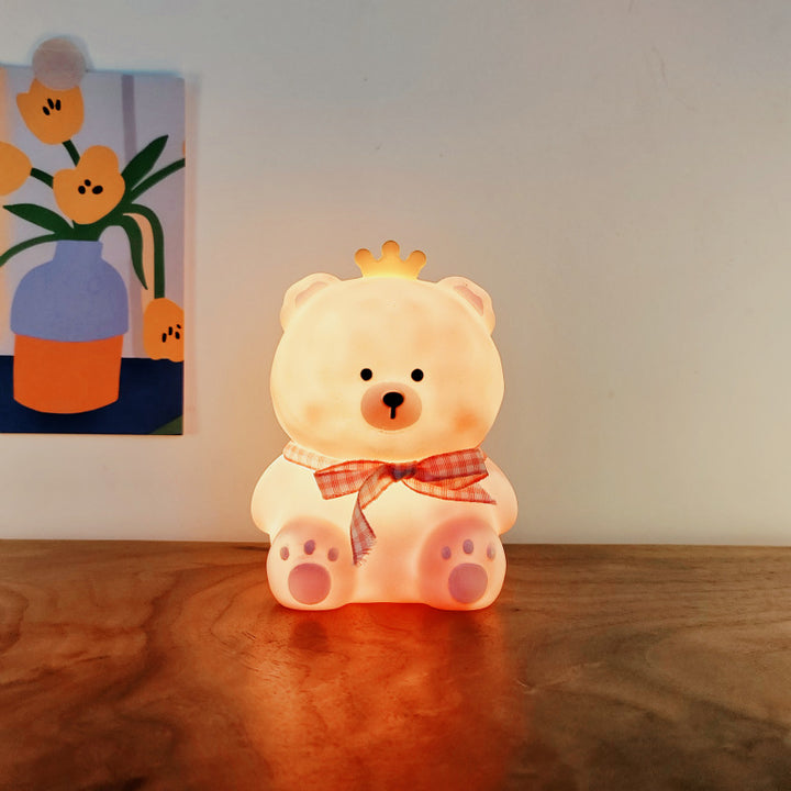 Kleine Nachtlampe, Cartoon-Design, aufladbar