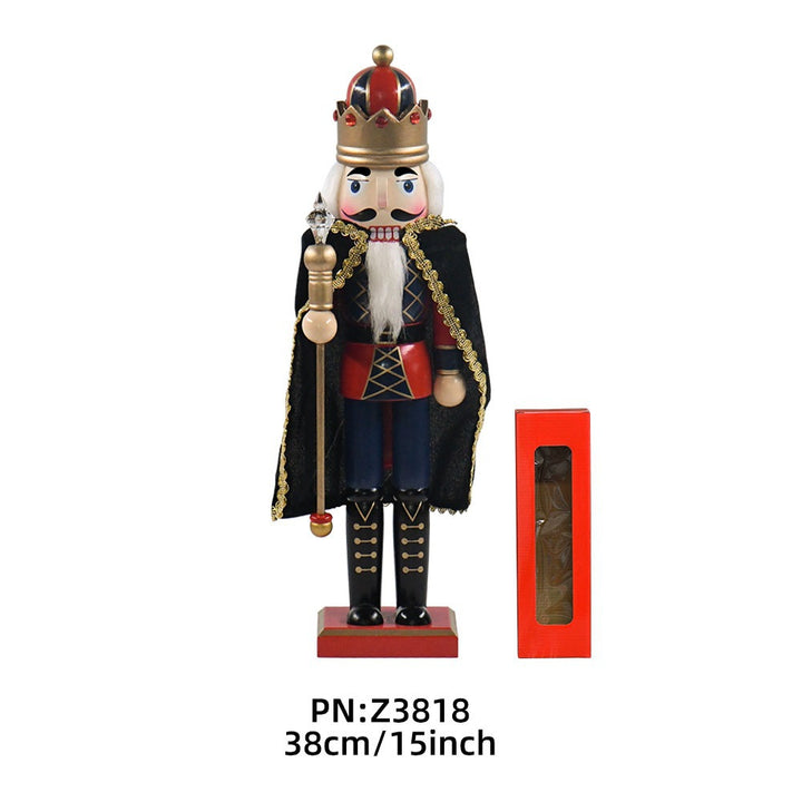 Dekorative Nussknacker-Figur aus Holz für festliche Anlässe