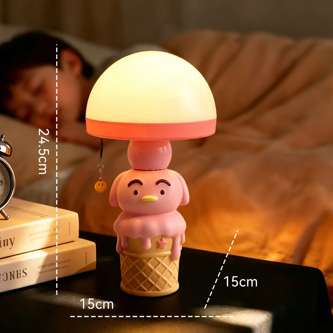 Melody-Eiscreme-Nachtlicht mit Farbwechsel
