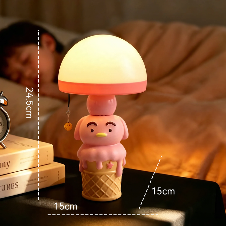 Melody-Eiscreme-Nachtlicht mit Farbwechsel