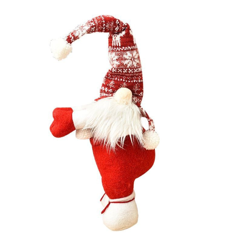 Weihnachtliche Wichtel-Vorhanghalter aus Baumwolle