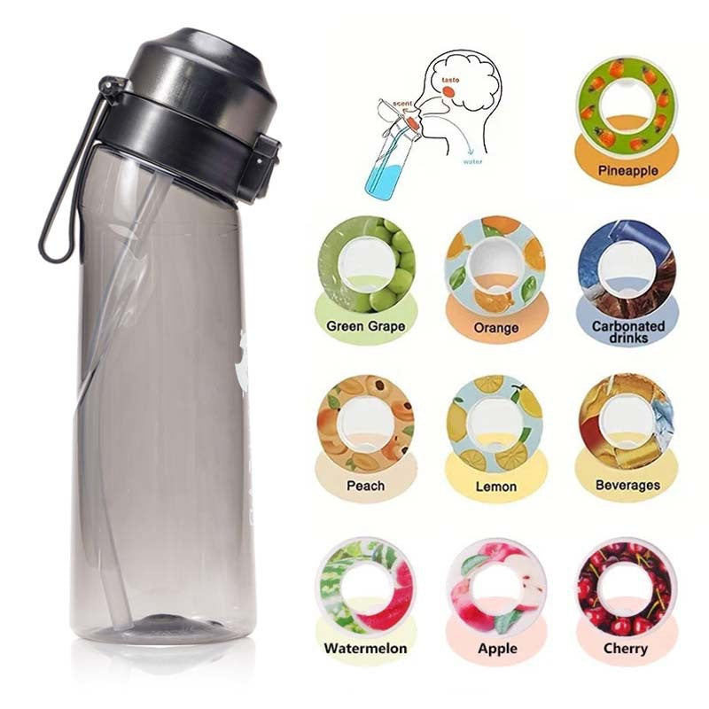 Tritan-Sportflasche mit Geschmacksringen, 650 ml