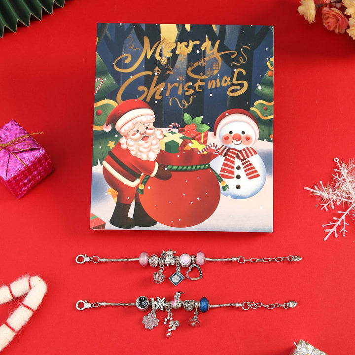 Weihnachts-Adventskalender mit DIY-Schmuckset