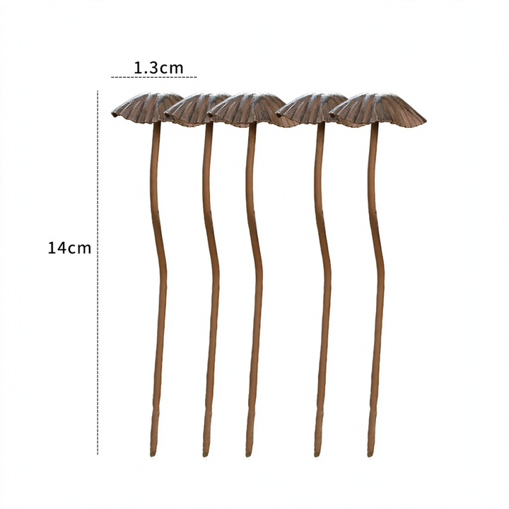 Pilz-Blumenstecker aus Metall für Garten und Haus