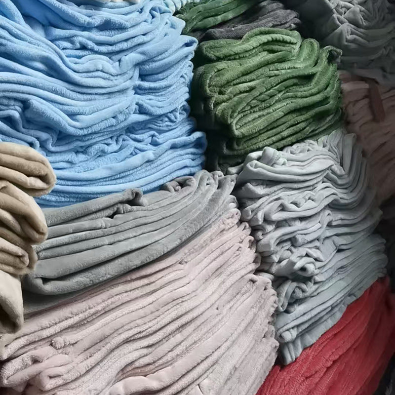 Kuscheldecke aus Polyester, Uni-Farben