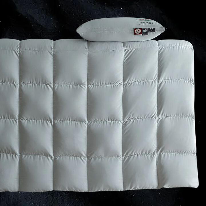 Gänsedaunenbett, Winterbett, reine Baumwolle, 5–6 kg