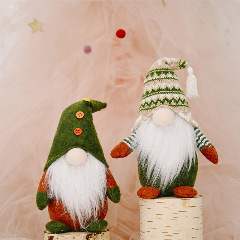 Weihnachts-Wichtelfigur, nordischer Stil, Vliesstoff