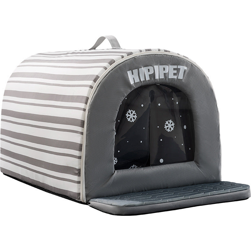 Gewölbtes Haustierbett mit Kühlbox, Sommer