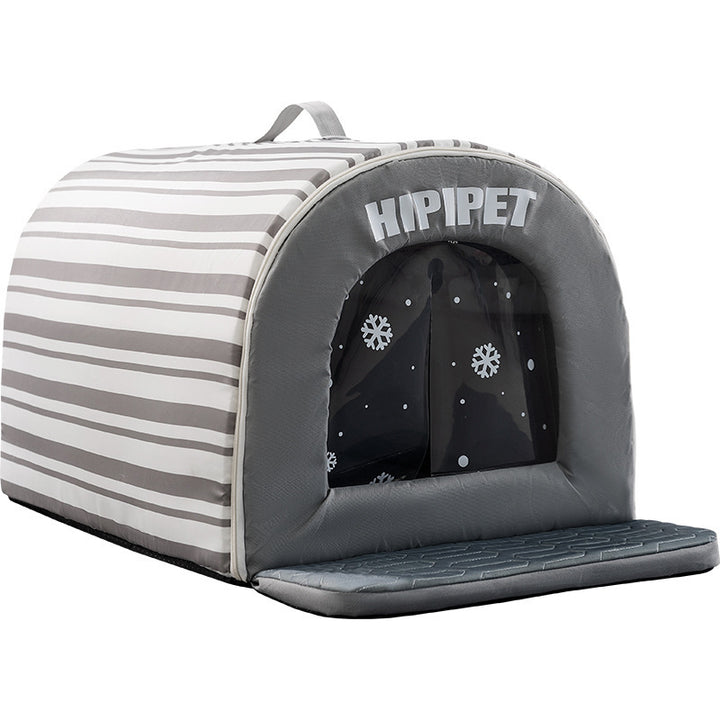 Gewölbtes Haustierbett mit Kühlbox, Sommer