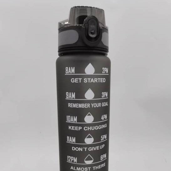 PC-Sportflasche mit Strohhalm, 1000 ml