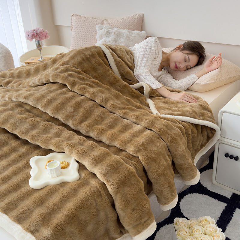 Milchfaser-Fleece Wohndecke, extra weich, verschiedene Größen