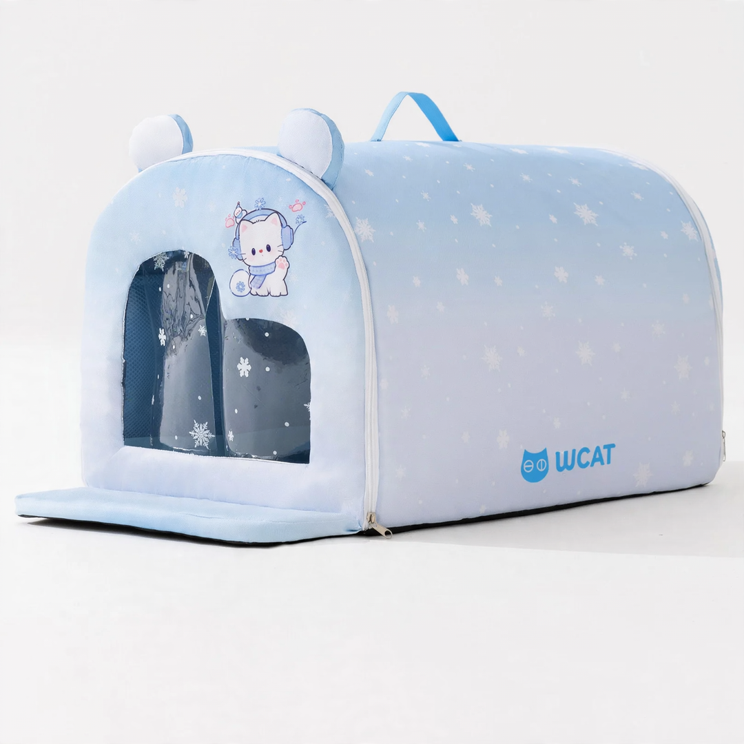 Großes Kühl-Iglu für Hunde, Oxford-Stoff, mit Eisbeutel