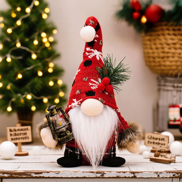 Wichtelfigur mit Accessoires, Stoff und Polyester