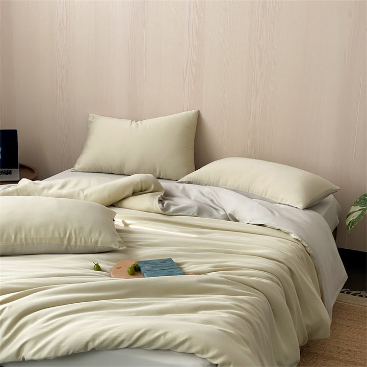 Lyocell-Bettwäsche-Set, 3- oder 4-teilig, Sommerbettwäsche