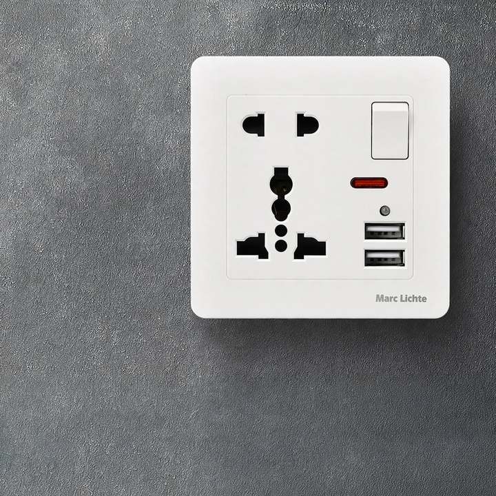 Steckdose 16A europäischer Standard mit USB