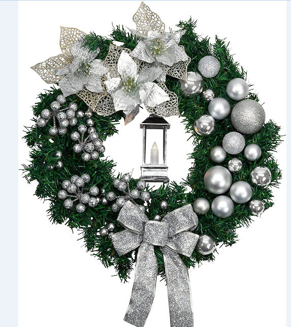 Beleuchteter Weihnachtskranz 40 cm
