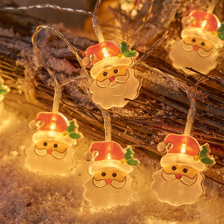LED-Weihnachts-Lichterkette mit verschiedenen Motiven