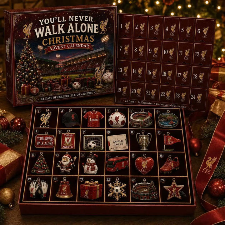Adventskalender für Fußballfans, Acryl-Aufsteller