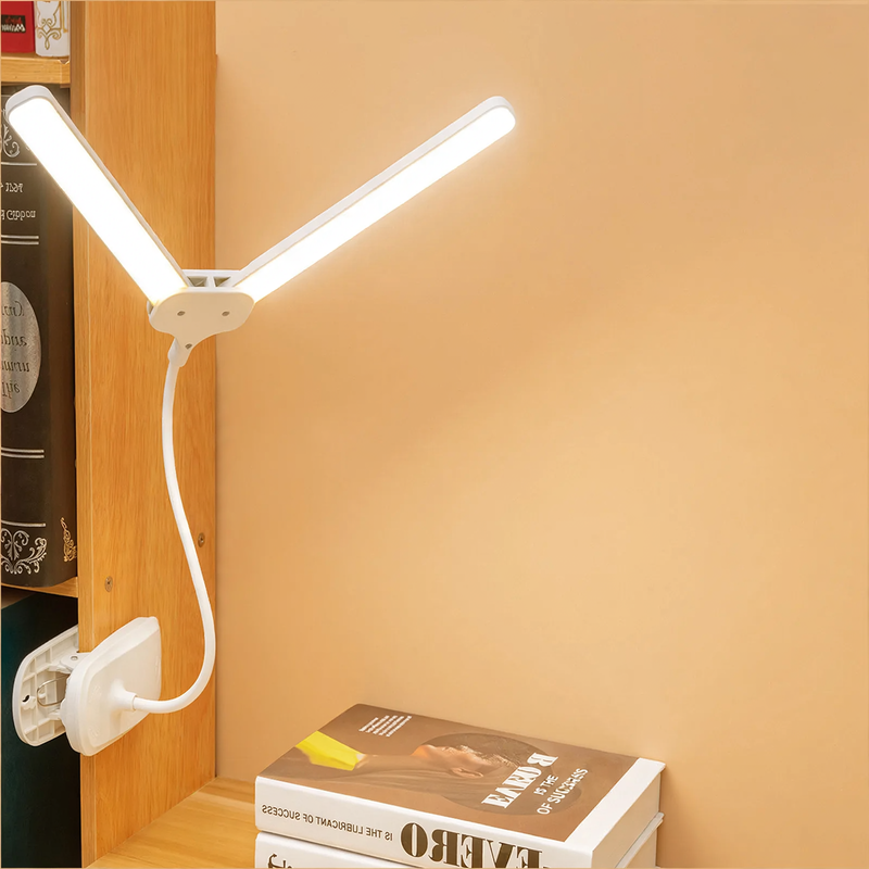 LED-Klemmlampe für Schreibtisch und Wohnheim