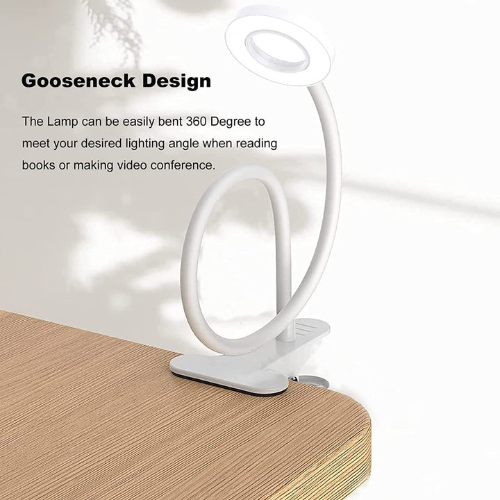 LED-Klemmlampe mit flexiblem Schwanenhals