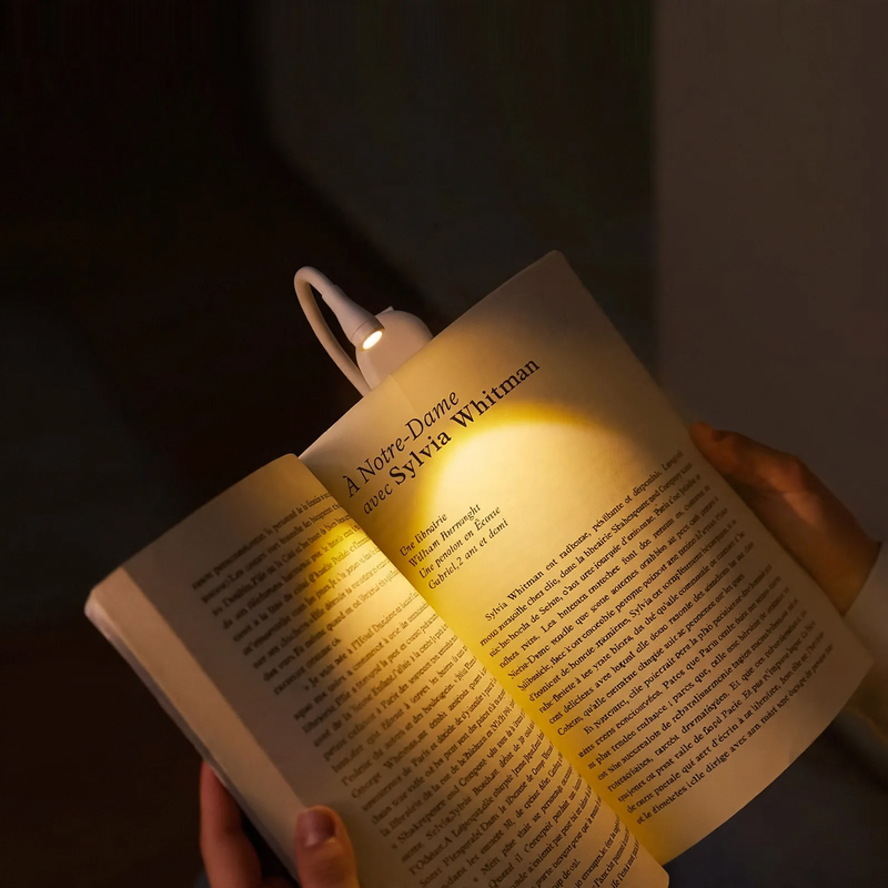 Mini-Klemmleuchte für Studium und Lesen