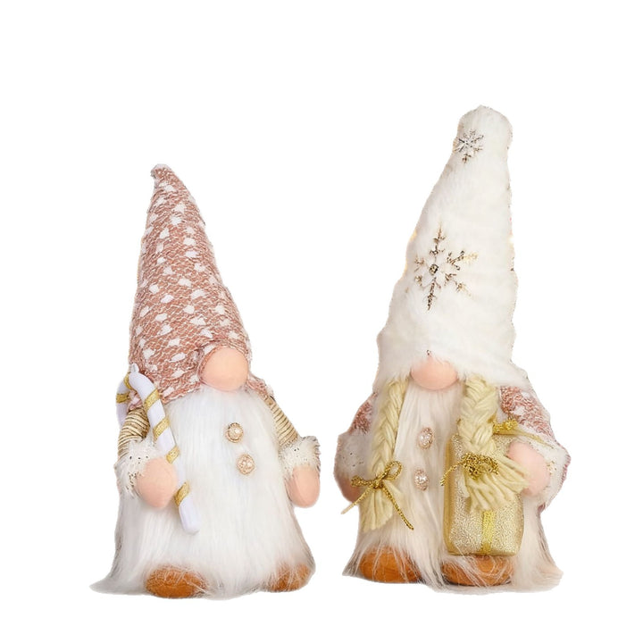 Glitzernder, leuchtender Weihnachtswichtel