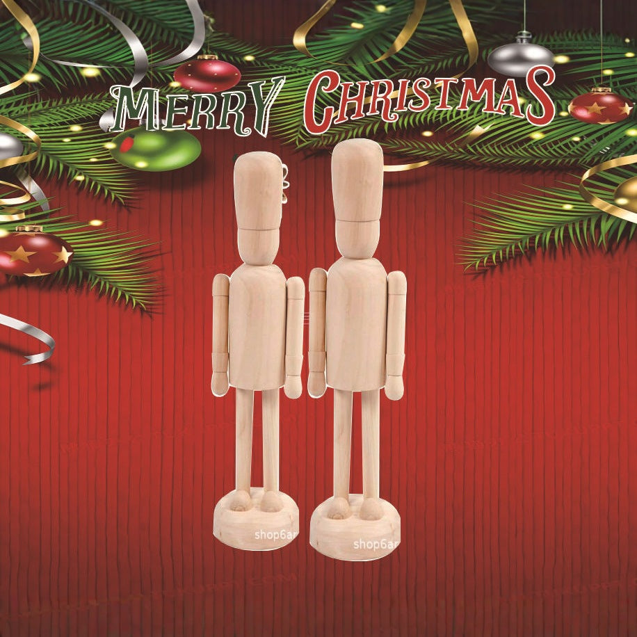 DIY-Nussknacker-Figur aus Birkenholz