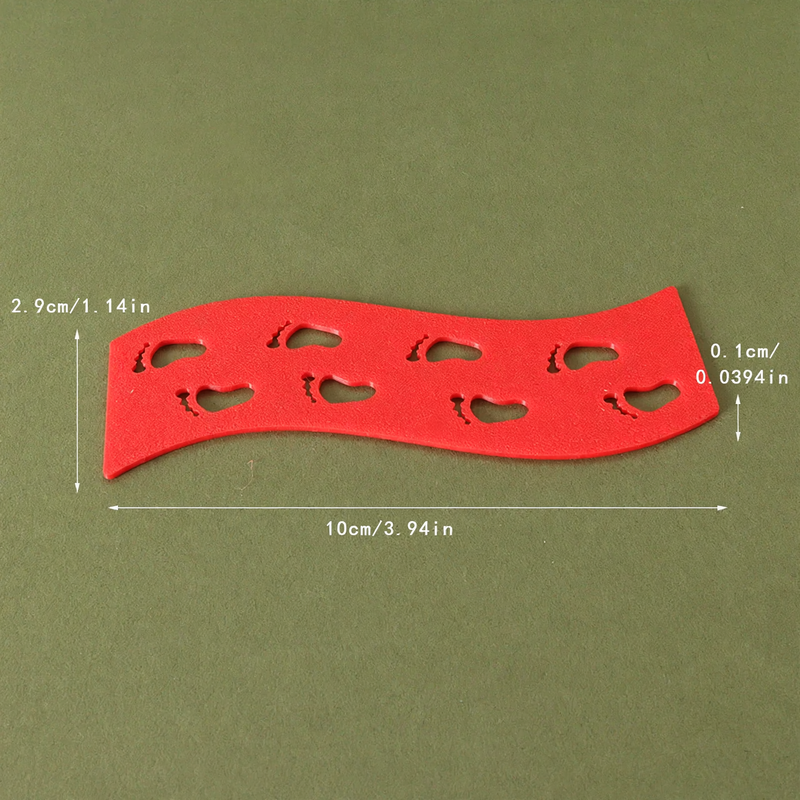 Miniatur-Weihnachts-Fußabdruck-Matte für Puppenhäuser
