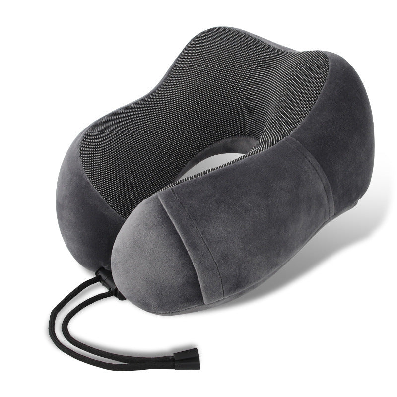 Reise-Nackenkissen U-Form Memory-Foam mit Aufbewahrung