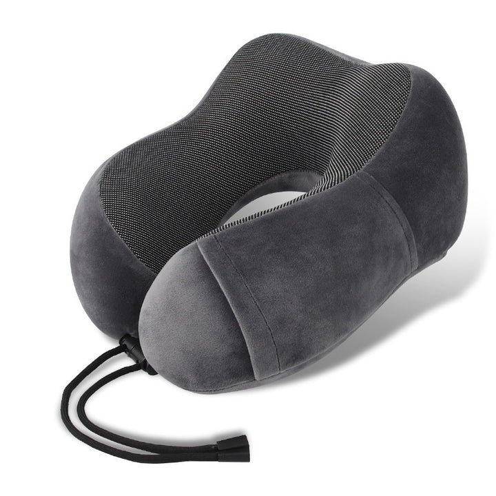 Reise-Nackenkissen U-Form Memory-Foam mit Aufbewahrung